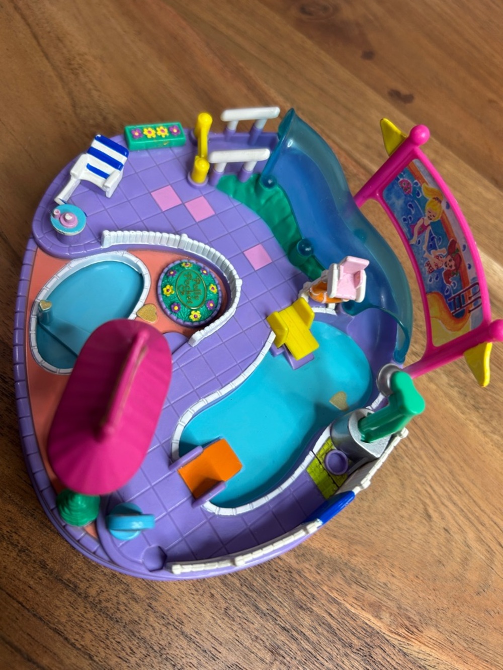 Vintage Bluebird 1997 Magical Swimabout Polly Pocket Complete Set - Picture 8 of 8